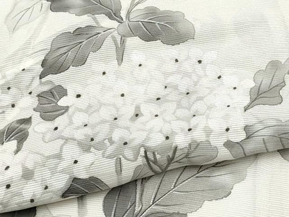 平和屋着物＊夏物　訪問着　絽　手描き　紫陽花　正絹　逸品　CABJ4811hy