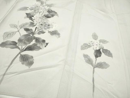 平和屋着物＊夏物　訪問着　絽　手描き　紫陽花　正絹　逸品　CABJ4811hy