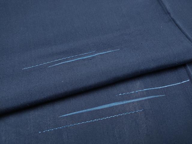 平和屋着物＊夏物　小紋　紗紬　霞文　正絹　逸品　CABJ4812hy