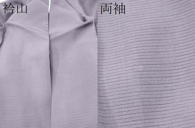 平和屋着物＊夏物　色無地　絽　竜胆色　正絹　逸品　CABJ4813hy
