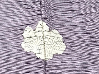 平和屋着物＊夏物　色無地　絽　竜胆色　正絹　逸品　CABJ4813hy