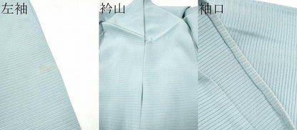 平和屋着物＊夏物　色無地　絽　淡藤色　正絹　逸品　CABJ4814hy