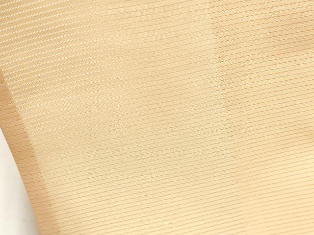 平和屋着物＊夏物　色無地　絽　雄黄色　正絹　逸品　CABJ4815hy
