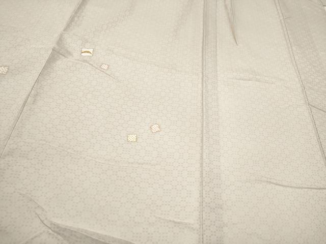 平和屋着物＊夏物　訪問着　竹屋町刺繍　幾何学紋紗　色紙千鳥文　正絹　逸品　CABJ4818hy