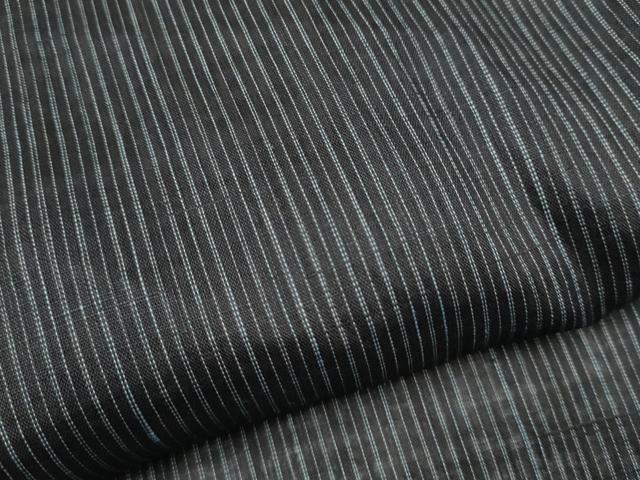 平和屋着物＊夏物 男性 上布 縞 麻 逸品 CABJ4819hy