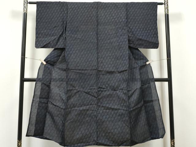平和屋着物＊夏物　紗紬　菊　正絹　逸品　CABJ4824hy