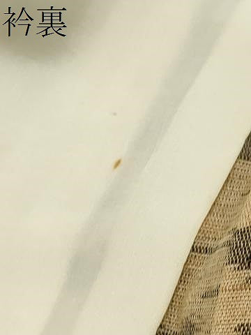 平和屋着物＊夏物　小紋　紗　琉球絣文様　CABJ4826hy