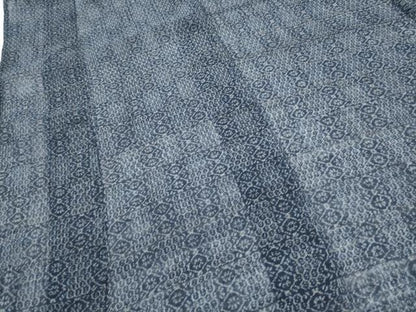 平和屋着物＊夏物　本場小千谷ちぢみ　蜀江花文　麻　逸品　CABJ4831hy