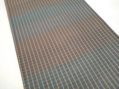 平和屋着物●両面　六通柄袋帯　花唐草文　金糸　さが美扱い　正絹　逸品　CABJ4860hy
