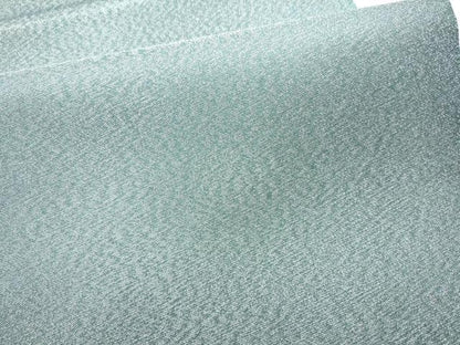 平和屋着物●染色作家　草野一騎　全通柄袋帯　霞文　ワンポイント　枝花文　正絹　逸品　CABJ4878hy