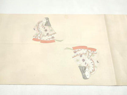 平和屋着物●加賀友禅の巨匠　初代　由水十久　太鼓柄袋帯　うなる光　正絹　逸品　CABJ4893hy