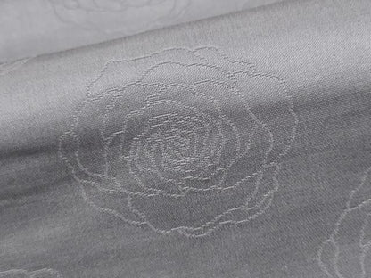 平和屋着物●染色作家　草野一騎　六通柄袋帯　椿　金銀糸　正絹　逸品　CABJ4906hy