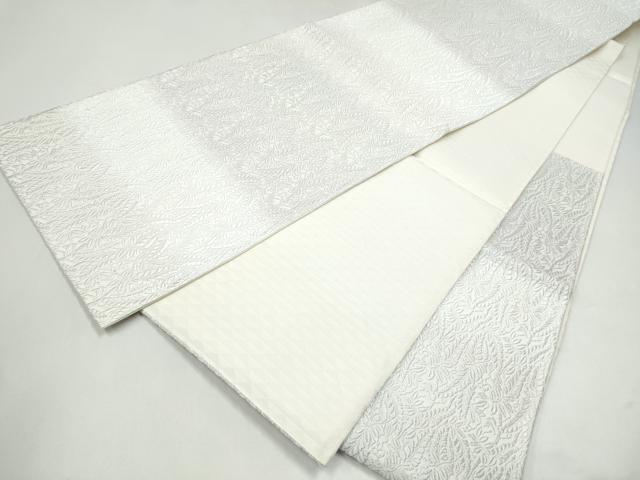 平和屋着物●六通柄袋帯　唐織　草花文　ますいわ屋扱い　正絹　逸品　CABJ4914hy