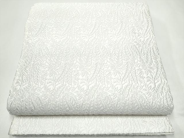 平和屋着物●六通柄袋帯　唐織　草花文　ますいわ屋扱い　正絹　逸品　CABJ4914hy
