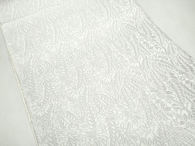 平和屋着物●六通柄袋帯　唐織　草花文　ますいわ屋扱い　正絹　逸品　CABJ4914hy