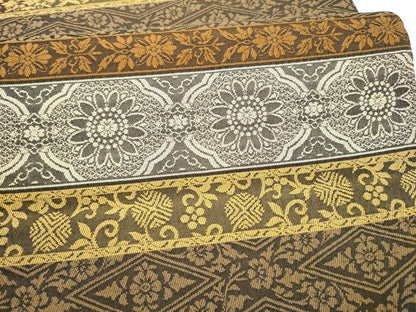 平和屋着物●全通柄袋帯　名物裂間道　正絹　逸品　CABJ4929hy