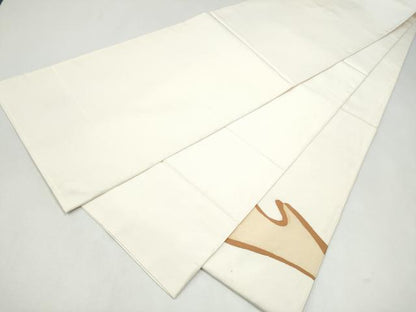 平和屋着物●太鼓柄袋帯　すくい織　流水鴛鴦文　正絹　逸品　CABJ4939hy