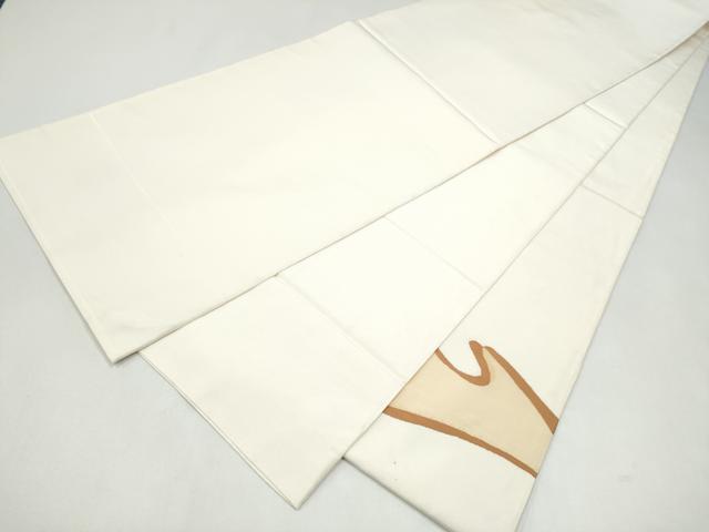 平和屋着物●太鼓柄袋帯　すくい織　流水鴛鴦文　正絹　逸品　CABJ4939hy