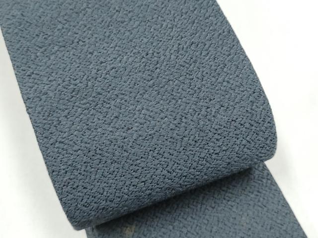 平和屋着物●男性　本場筑前博多織　角帯　青褐色　正絹　逸品　CABJ5002hy