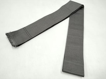 平和屋着物●男性　角帯　格子柄　正絹　逸品　CABJ5015hy