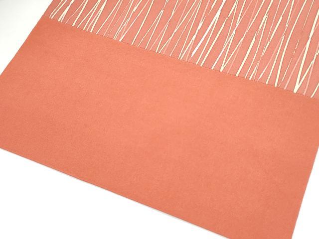 平和屋着物●銀座　志ま亀　塩瀬　九寸名古屋帯　霞文　たとう紙付き　正絹　逸品　CABJ5019hy
