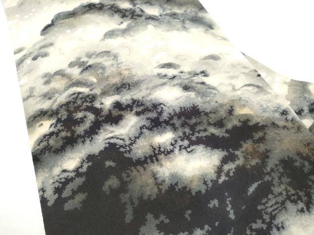 平和屋着物●全通柄　九寸名古屋帯　樹林文　金彩　正絹　逸品　CABJ5028hy
