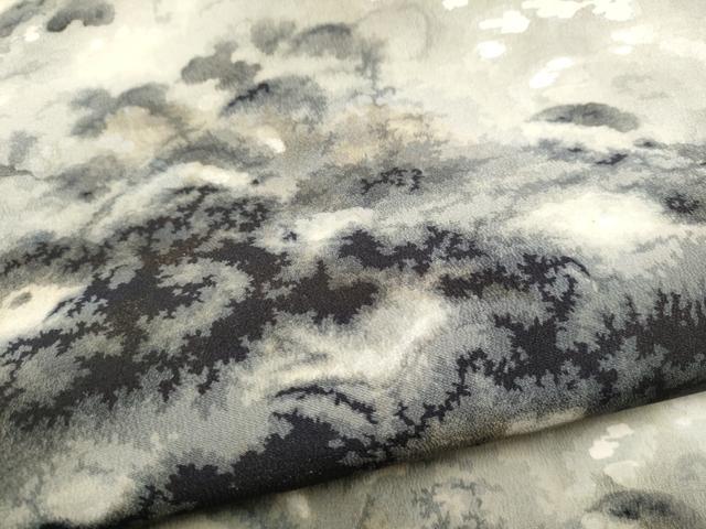 平和屋着物●全通柄　九寸名古屋帯　樹林文　金彩　正絹　逸品　CABJ5028hy