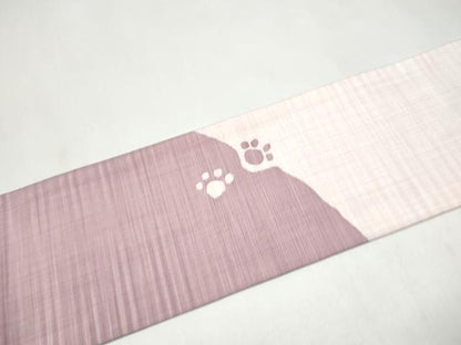 平和屋着物●九寸名古屋帯　犬　正絹　逸品　CABJ5036hy