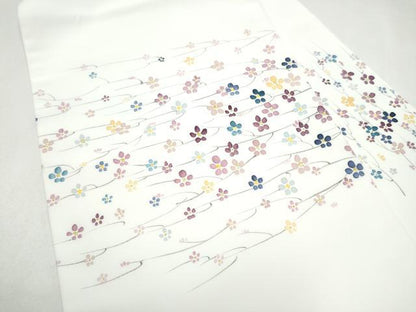 平和屋着物●九寸名古屋帯　手描き　舞花文　CABJ5037hy