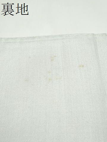 平和屋着物●太鼓柄袋帯　幾何学文様　銀糸　正絹　逸品　CABJ5056hy