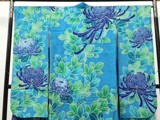 平和屋着物●名門　藤娘きぬたや・総絞り　振袖　乱菊　正絹　逸品　CABJ5068hy