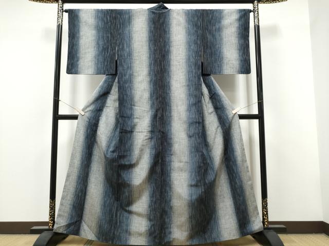平和屋着物●上質な紬　霞文　正絹　逸品　CABJ5073hy