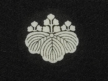 平和屋着物●豪華黒留袖　駒刺繍　萬寿染　渡橋菊文　金彩　正絹　逸品　未使用　CABJ5078hy