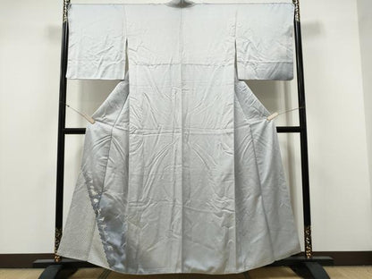 平和屋着物●訪問着　総刺繍　絞り　飛鶴松竹梅　暈し染め　金糸　正絹　逸品　CABJ5085hy