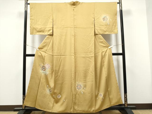 平和屋着物●訪問着　螺鈿　正倉院花文　蛍暈し　金銀彩　正絹　逸品　未使用　CABJ5088hy