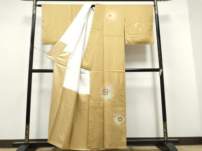 平和屋着物●訪問着　螺鈿　正倉院花文　蛍暈し　金銀彩　正絹　逸品　未使用　CABJ5088hy