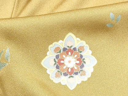 平和屋着物●訪問着　螺鈿　正倉院花文　蛍暈し　金銀彩　正絹　逸品　未使用　CABJ5088hy
