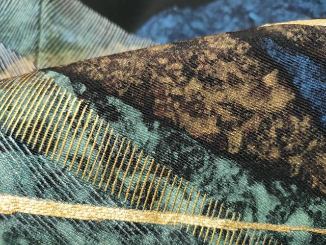 平和屋着物●豪華黒留袖　作家物　駒刺繍　霞文　金銀彩　正絹　逸品　CABJ5094hy