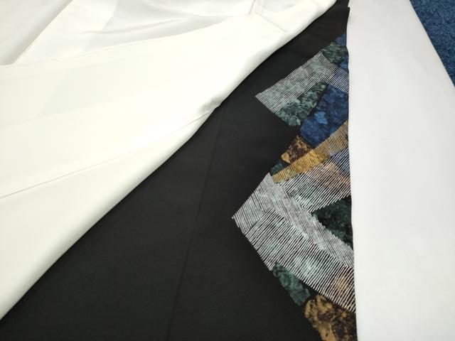 平和屋着物●豪華黒留袖　作家物　駒刺繍　霞文　金銀彩　正絹　逸品　CABJ5094hy