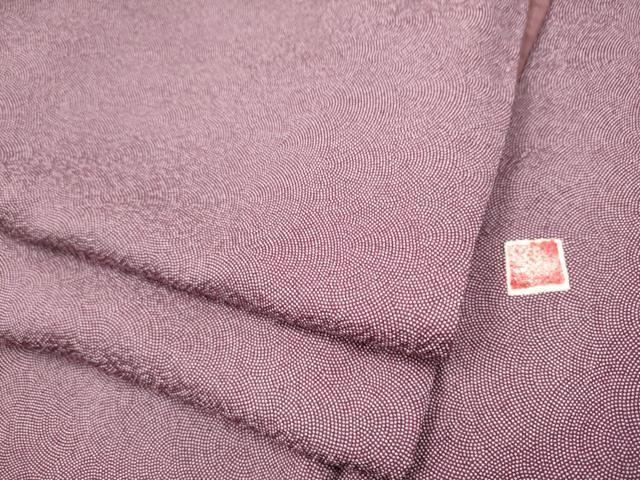平和屋着物●江戸小紋　作家物　鮫小紋柄　正絹　逸品　CABJ5103hy