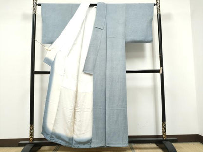 平和屋着物●江戸小紋　作家物　鮫小紋柄　鬼しぼ縮緬　銀座おゝぎ屋扱い　正絹　逸品　CABJ5106hy