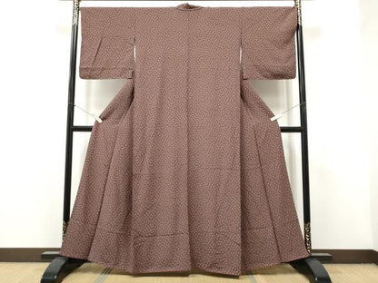 平和屋着物●上質な小紋　成物　正絹　逸品　CABJ5115hy