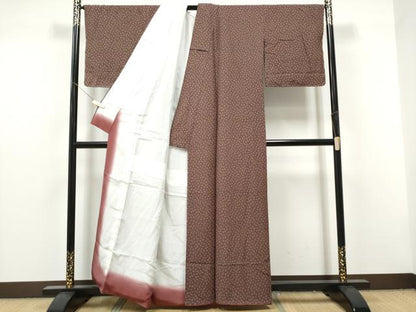 平和屋着物●上質な小紋　成物　正絹　逸品　CABJ5115hy