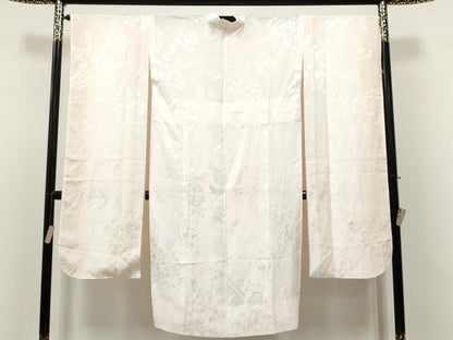 平和屋着物●振袖用長襦袢　無双仕立て　辻が花地紋　正絹　逸品　CABJ5120hy