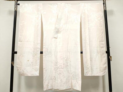 平和屋着物●振袖用長襦袢　無双仕立て　辻が花地紋　正絹　逸品　CABJ5120hy