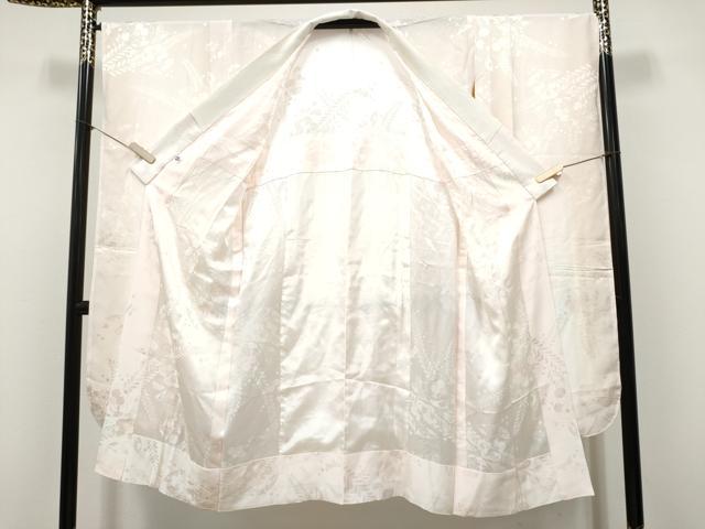平和屋着物●振袖用長襦袢　無双仕立て　辻が花地紋　正絹　逸品　CABJ5120hy