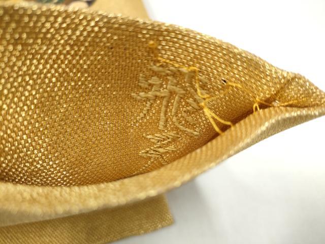 平和屋着物●六通柄袋帯　唐織　飛天　金糸　正絹　逸品　CABJ5121hy