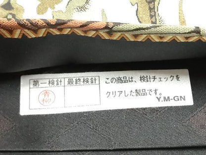 平和屋着物●西陣　木野織物　菱屋善兵衛謹製　六通柄袋帯　舞葉文　正絹　逸品　CABJ5129hy