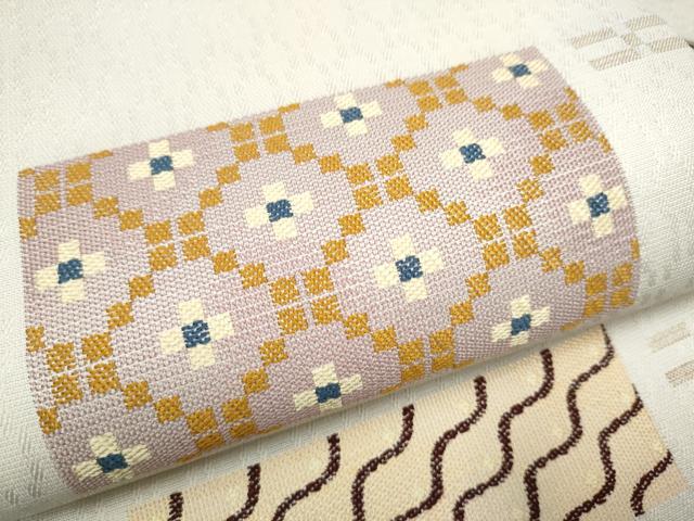 平和屋着物●九寸名古屋帯　吉祥文　正絹　逸品　CABJ5165hy