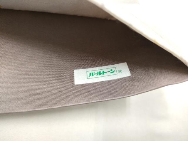 平和屋着物●石川県指定無形文化財　牛首紬　白山工房　手織り　全通柄袋帯　霞文　正絹　逸品　CABJ5183hy